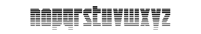 Impact Wrench Gradient 2 Font LOWERCASE