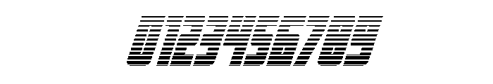 Impact Wrench Gradient Italic Font OTHER CHARS