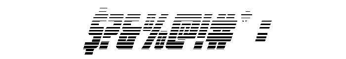 Impact Wrench Gradient Italic Font OTHER CHARS