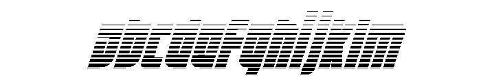 Impact Wrench Gradient Italic FONT