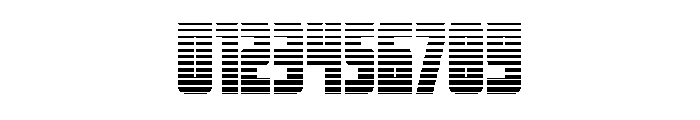 Impact Wrench Gradient Font OTHER CHARS