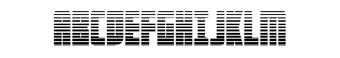 Impact Wrench Gradient Font UPPERCASE