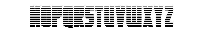 Impact Wrench Gradient Font UPPERCASE