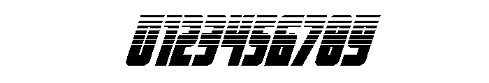 Impact Wrench Halftone Italic Font OTHER CHARS