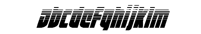 Impact Wrench Halftone Italic FONT