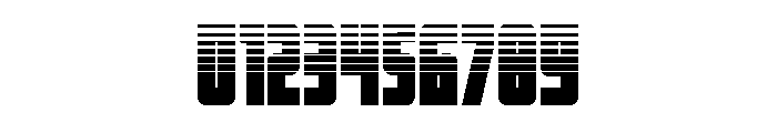Impact Wrench Halftone Font OTHER CHARS