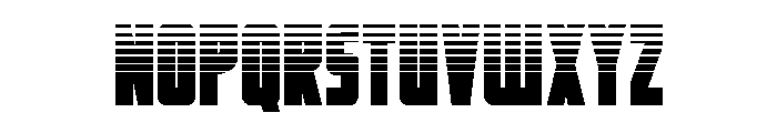 Impact Wrench Halftone Font UPPERCASE