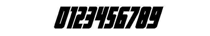 Impact Wrench Italic Font OTHER CHARS