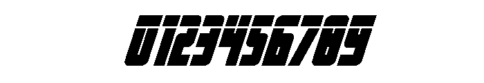 Impact Wrench Laser Italic Font OTHER CHARS
