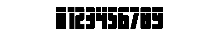 Impact Wrench Laser Font OTHER CHARS
