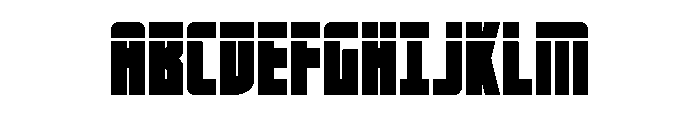 Impact Wrench Laser Font UPPERCASE