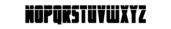 Impact Wrench Laser Font UPPERCASE