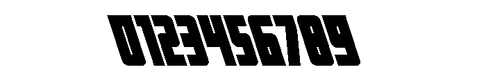 Impact Wrench Leftalic Font OTHER CHARS