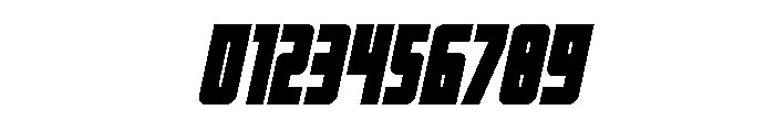 Impact Wrench Semi-Italic Font OTHER CHARS