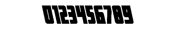 Impact Wrench Semi-Leftalic Font OTHER CHARS