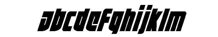 Impact Wrench Spaced Italic FONT