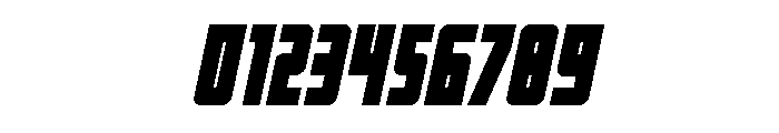 Impact Wrench Spaced Semi-Ital Font OTHER CHARS