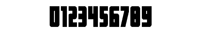 Impact Wrench Spaced Font OTHER CHARS
