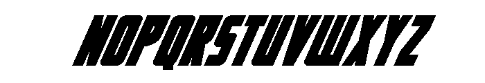 Impact Wrench Super-Italic Font UPPERCASE