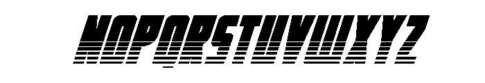 Impact Wrench Twotone Italic Font UPPERCASE