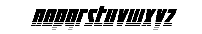 Impact Wrench Twotone Italic Font LOWERCASE