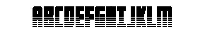 Impact Wrench Twotone Font UPPERCASE
