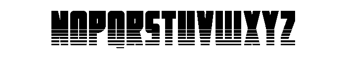 Impact Wrench Twotone Font UPPERCASE