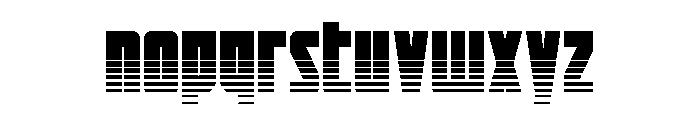 Impact Wrench Twotone Font LOWERCASE