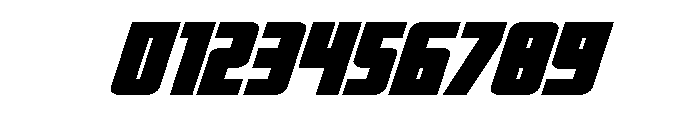 Impact Wrench Wide Italic Font OTHER CHARS