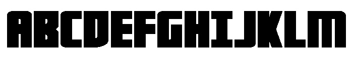 Impact Wrench Wide Font UPPERCASE