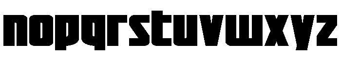 Impact Wrench Wide Font LOWERCASE
