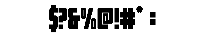 Impact Wrench Font OTHER CHARS