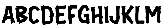 Imperfect Dodge Font UPPERCASE