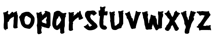 Imperfect Dodge Font LOWERCASE