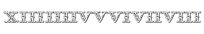 Imprenta Royal Nonpareil Beveled Font OTHER CHARS