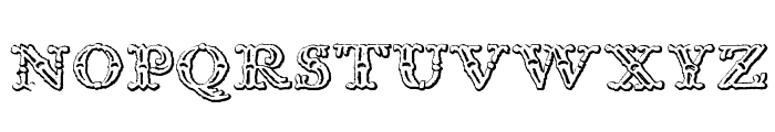 Imprenta Royal Nonpareil Beveled Font LOWERCASE