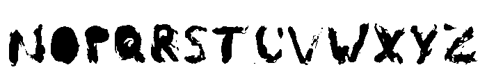Impressions Regular Font UPPERCASE
