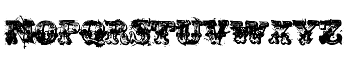 immoral Font UPPERCASE