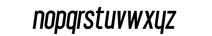 Impasto-CondensedItalic Font LOWERCASE