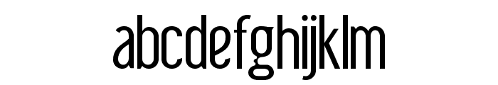 ImpastoLight-CondensedRegular Font LOWERCASE