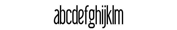 ImpastoLight-ExtracondensedReg Font LOWERCASE