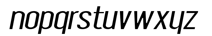 ImpastoLight-Italic Font LOWERCASE