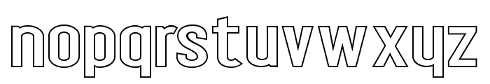 ImpastoOutline Font LOWERCASE