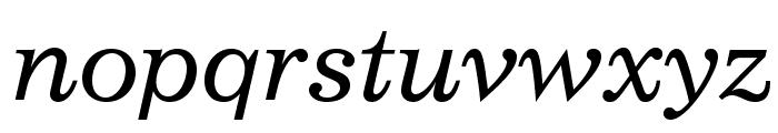 ImpressumStd-Italic Font LOWERCASE