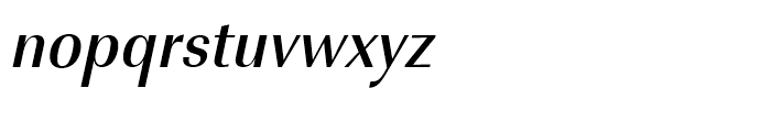 Imperial Medium Extra Narrow Oblique Font LOWERCASE