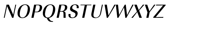 Imperial Medium Narrow Oblique Font UPPERCASE
