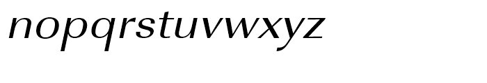 Imperial Regular Extra Wide Oblique Font LOWERCASE