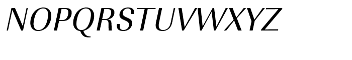 Imperial Regular Narrow Oblique Font UPPERCASE