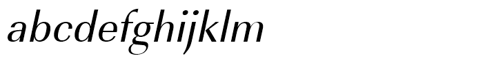 Imperial Regular Narrow Oblique Font LOWERCASE