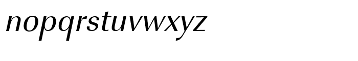 Imperial Regular Narrow Oblique Font LOWERCASE